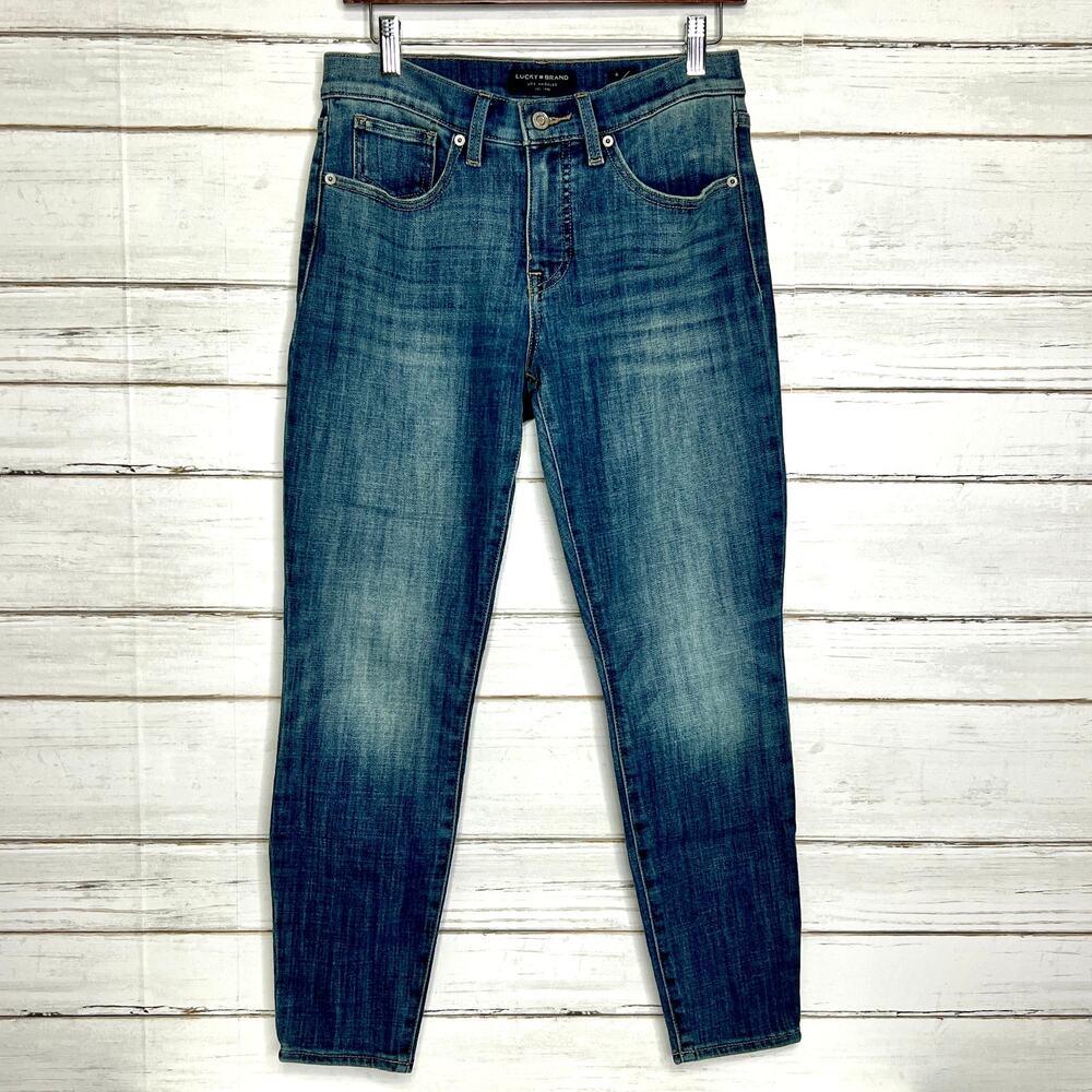 Lucky Brand Mid Rise Skinny Ava Blue 6/28A Ankle Jeans